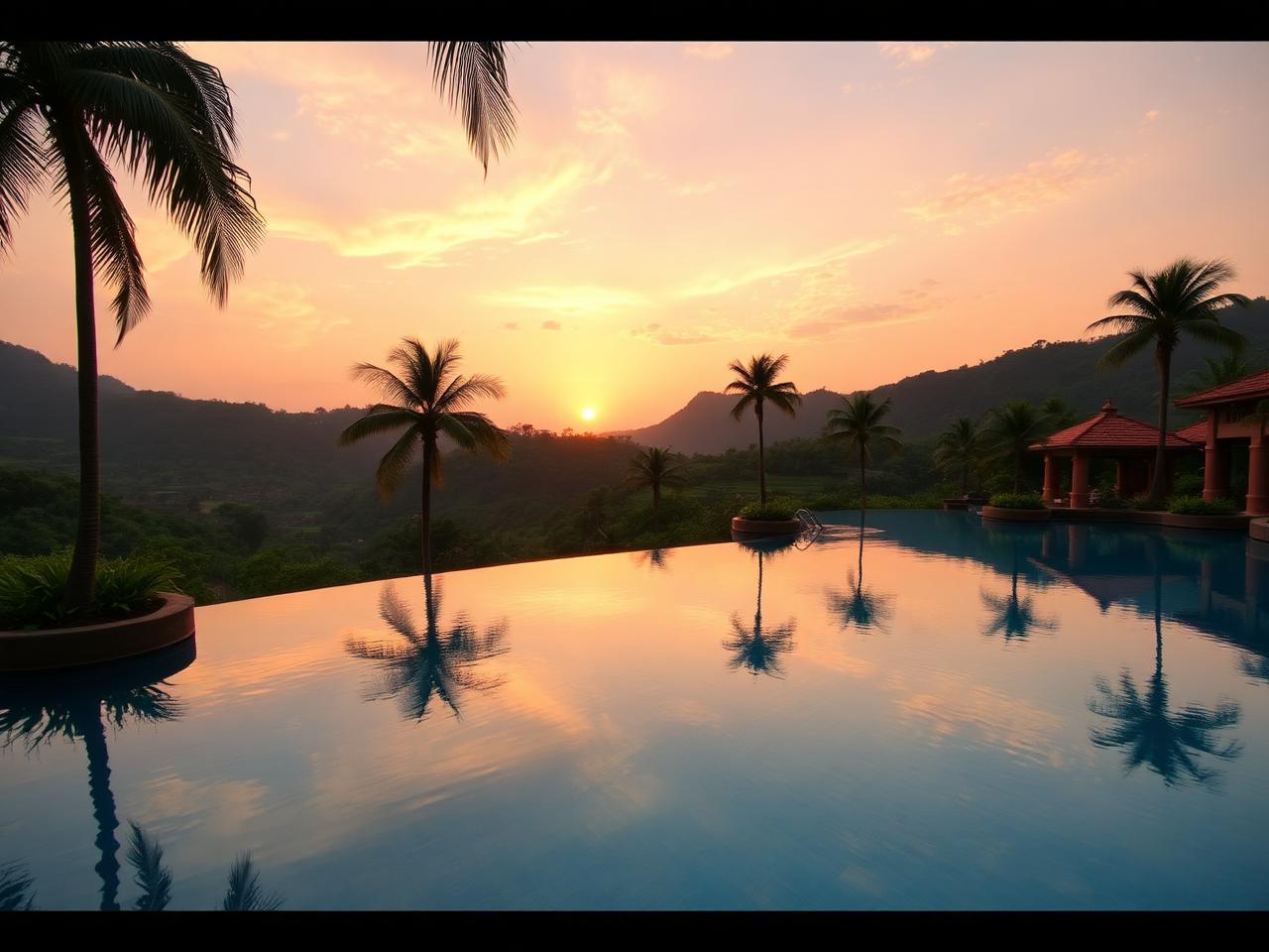 Surdatta Resort surrounded by greenery in Ghodshet Maharashtra